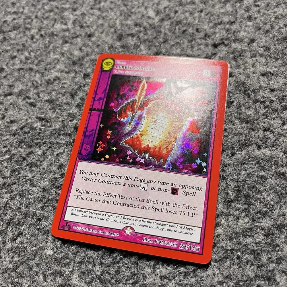 Metazoo Seance Cursed Contract 1st Edition Full Holo 23/165 Hateful 8 NM
